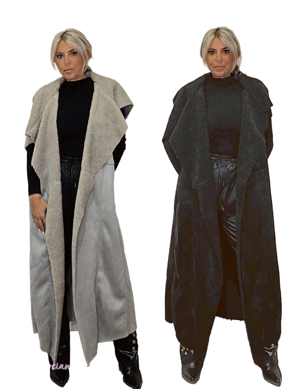 CHALECO PIEL VUELTA JOT - Mi Marciana