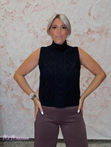 CHALECO PUNTO TRENZADO - Mi Marciana