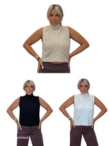 CHALECO PUNTO TRENZADO - Mi Marciana