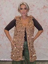 CHALECO RIZO LENTEJUELAS JOT - Mi Marciana