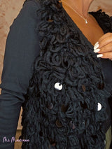 CHALECO RIZO LENTEJUELAS JOT - Mi Marciana