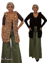 CHALECO RIZO LENTEJUELAS JOT - Mi Marciana