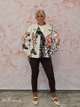 CHAQUETA BIKER ANIMAL PRINT MINI - Mi Marciana