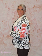 CHAQUETA BIKER ANIMAL PRINT MINI - Mi Marciana