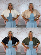 CHAQUETA CAMISA CROP - Mi Marciana