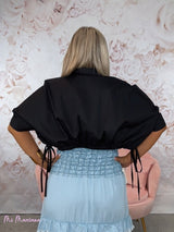 CHAQUETA CAMISA CROP - Mi Marciana