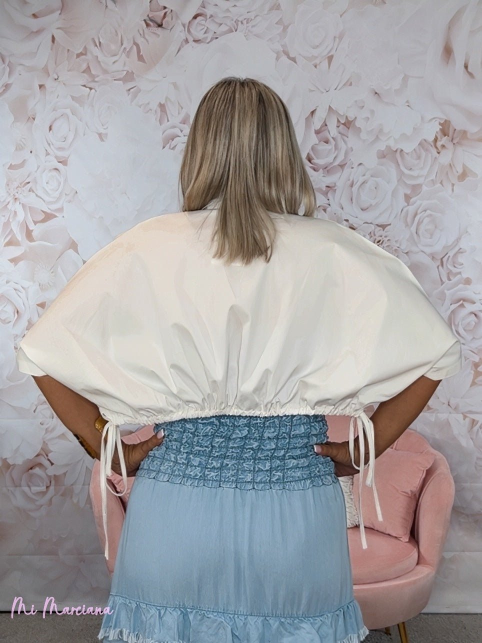 CHAQUETA CAMISA CROP - Mi Marciana