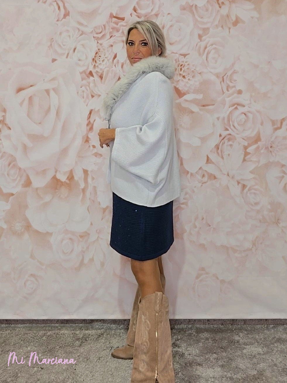 CHAQUETA CAPA PELO JOT - Mi Marciana