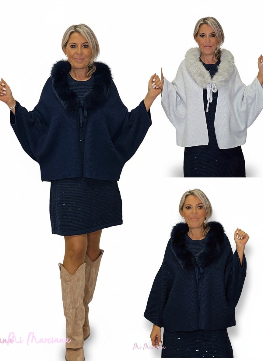 CHAQUETA CAPA PELO JOT - Mi Marciana