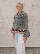CHAQUETA CORTA BORLAS JOT - Mi Marciana
