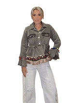 CHAQUETA CORTA BORLAS JOT - Mi Marciana