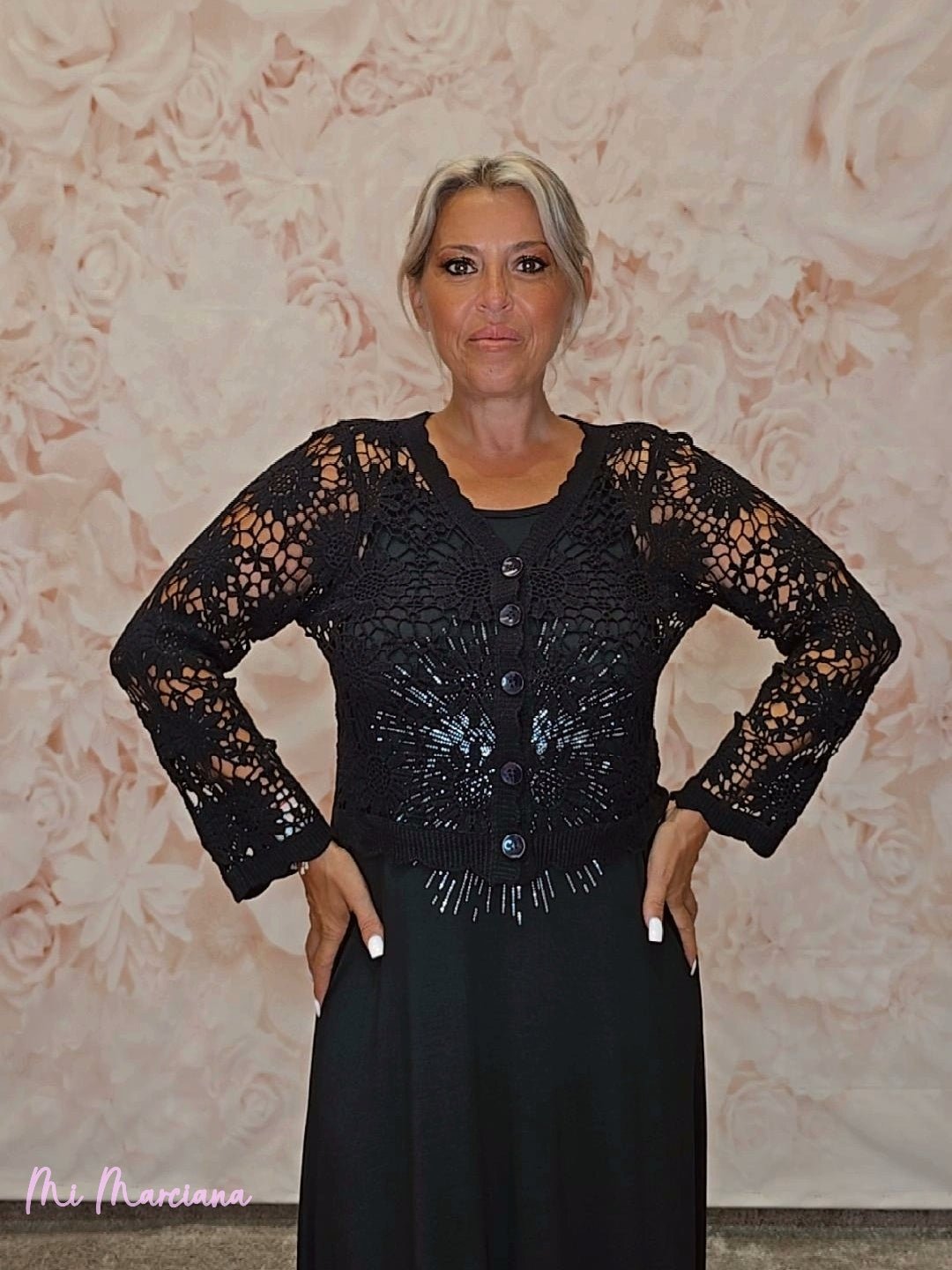 CHAQUETA CROCHET BOTONES - Mi Marciana