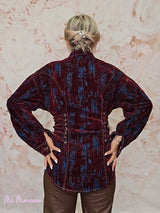 CHAQUETA FLOCADA CORSET JOT - Mi Marciana