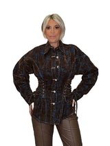 CHAQUETA FLOCADA CORSET JOT - Mi Marciana