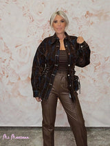 CHAQUETA FLOCADA CORSET JOT - Mi Marciana