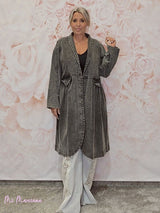 CHAQUETA KIMONO BORDADA JOT - Mi Marciana