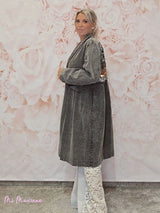 CHAQUETA KIMONO BORDADA JOT - Mi Marciana