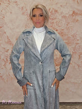 CHAQUETA LARGA ANTELINA LAVADA JOT - Mi Marciana