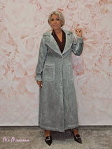 CHAQUETA LARGA ANTELINA LAVADA JOT - Mi Marciana