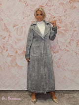 CHAQUETA LARGA ANTELINA LAVADA JOT - Mi Marciana