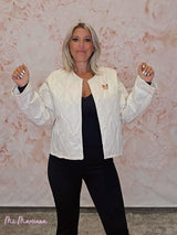 CHAQUETA LIGERA ACOLCHADA MARIPOSA - Mi Marciana