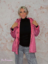 CHAQUETA OVERSIZE LAVADA LENTEJUELAS JOT - Mi Marciana