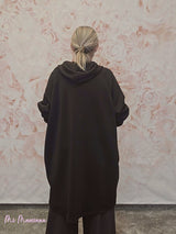 CHAQUETA OVERSIZE MANGAS LENTEJUELAS - Mi Marciana