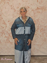 CHAQUETA OVERSIZE VAQUERA DESHILACHADA - Mi Marciana