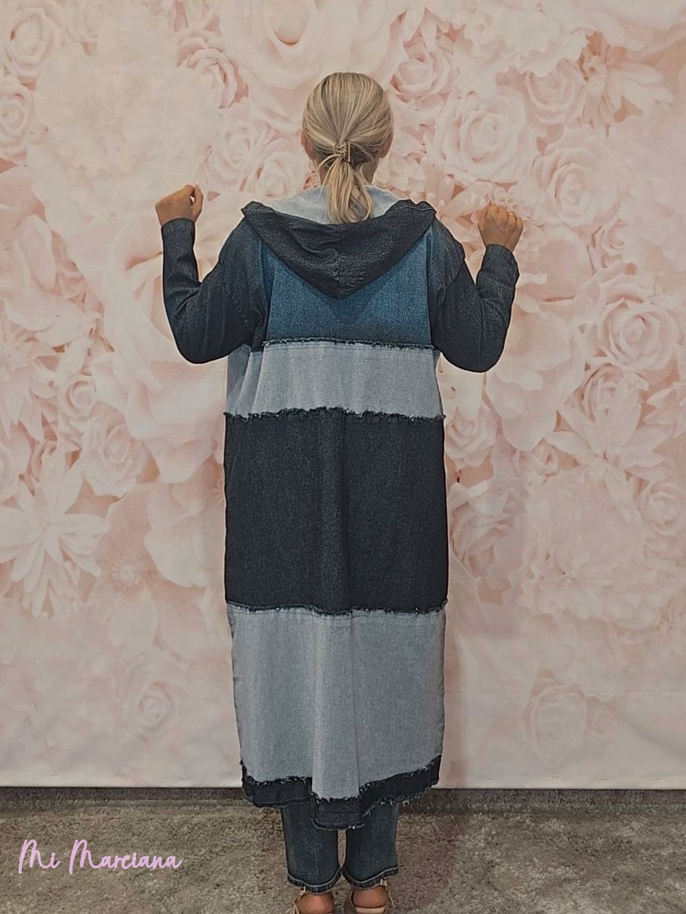 CHAQUETA OVERSIZE VAQUERA DESHILACHADA - Mi Marciana