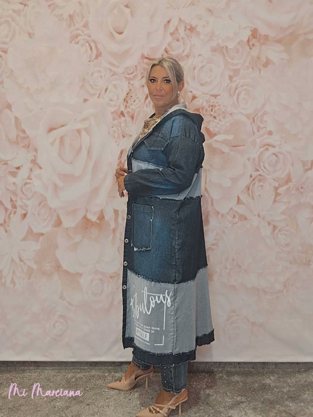 CHAQUETA OVERSIZE VAQUERA DESHILACHADA - Mi Marciana