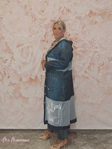 CHAQUETA OVERSIZE VAQUERA DESHILACHADA - Mi Marciana