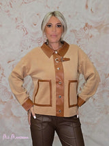 CHAQUETA PUNTO ECOPIEL - Mi Marciana