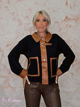 CHAQUETA PUNTO ECOPIEL - Mi Marciana