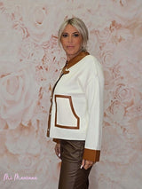 CHAQUETA PUNTO ECOPIEL - Mi Marciana