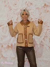 CHAQUETA PUNTO ECOPIEL - Mi Marciana