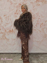 CHAQUETON DOBLE PELO LISO LUMINA - Mi Marciana