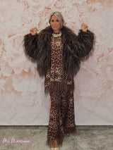 CHAQUETON DOBLE PELO LISO LUMINA - Mi Marciana