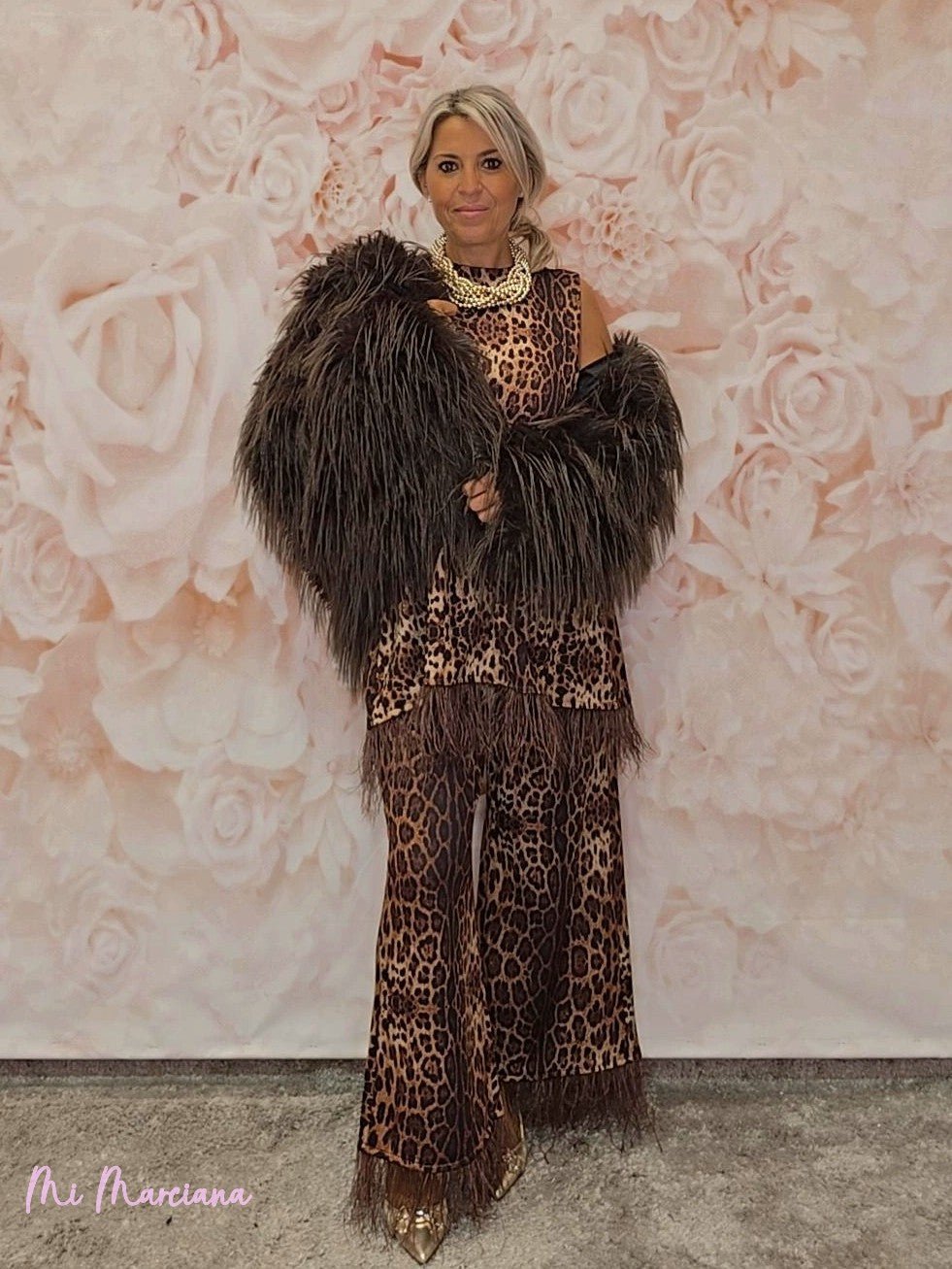 CHAQUETON DOBLE PELO LISO LUMINA - Mi Marciana