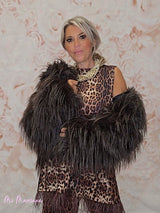 CHAQUETON DOBLE PELO LISO LUMINA - Mi Marciana