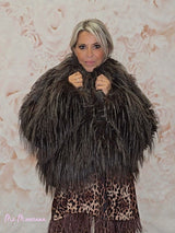 CHAQUETON DOBLE PELO LISO LUMINA - Mi Marciana