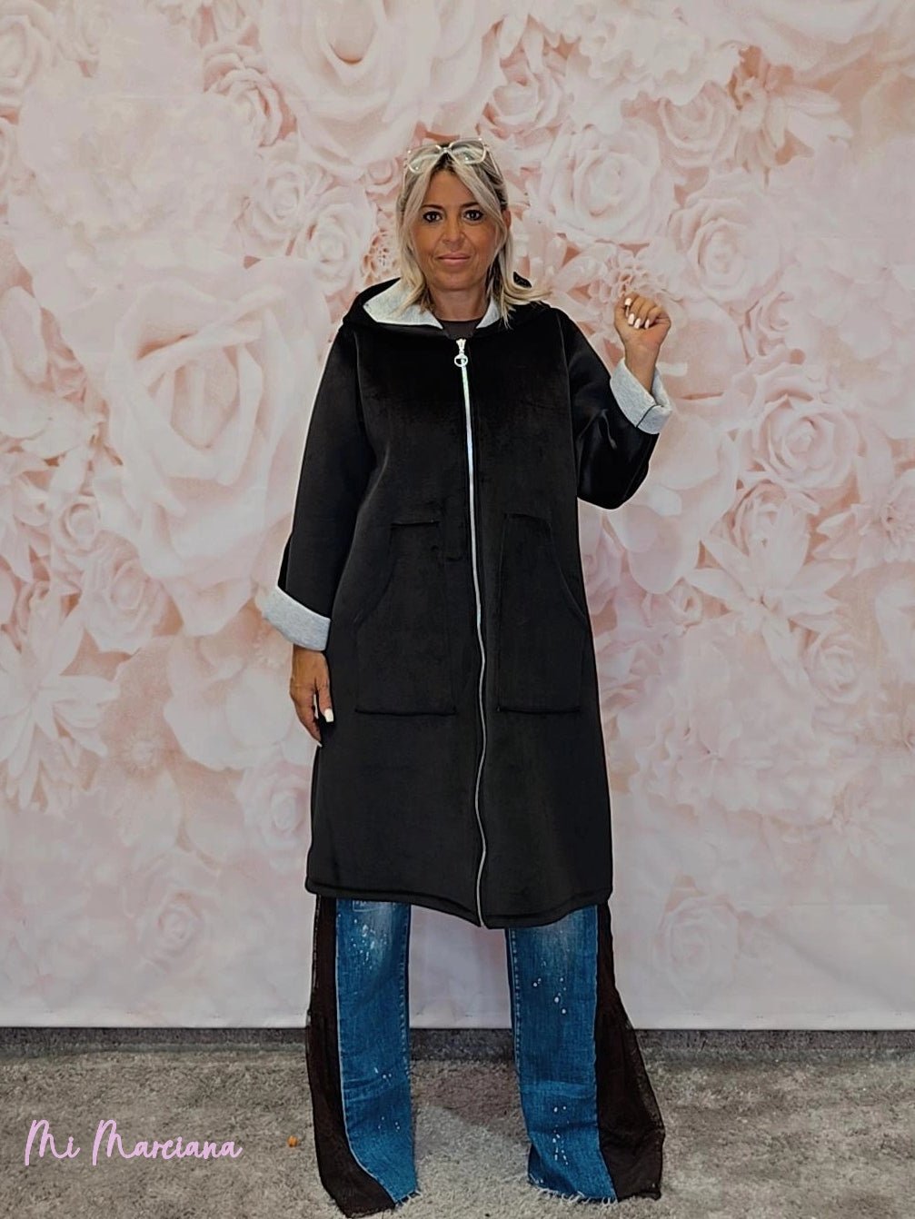 CHAQUETÓN TERCIOPELO CALAVERA - Mi Marciana