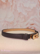 CINTURÓN DE PIEL CON HEBILLA AJUSTABLE - Mi Marciana