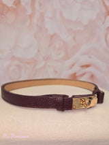 CINTURÓN DE PIEL CON HEBILLA AJUSTABLE - Mi Marciana