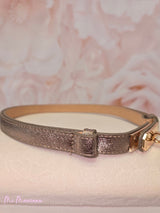 CINTURÓN DE PIEL CON HEBILLA AJUSTABLE - Mi Marciana