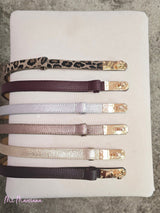 CINTURÓN DE PIEL CON HEBILLA AJUSTABLE - Mi Marciana