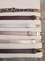 CINTURÓN DE PIEL CON HEBILLA AJUSTABLE - Mi Marciana