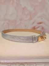 CINTURÓN DE PIEL CON HEBILLA AJUSTABLE - Mi Marciana