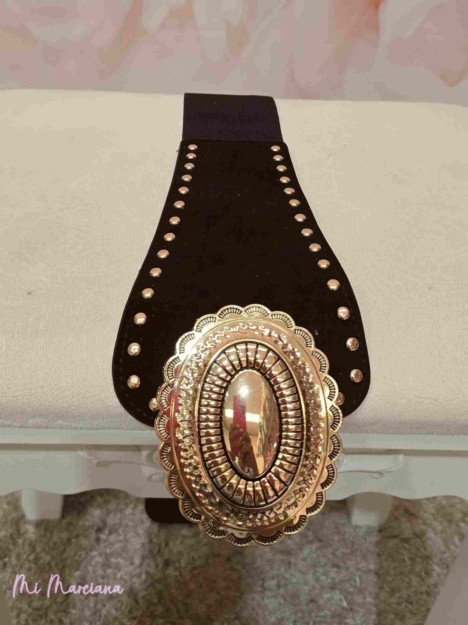 CINTURON TACHAS ELASTICO - Mi Marciana