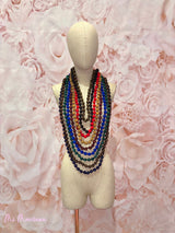 COLLAR BOLAS SEDA - Mi Marciana