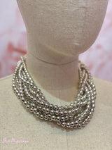COLLAR BOLAS TRENZADO - Mi Marciana
